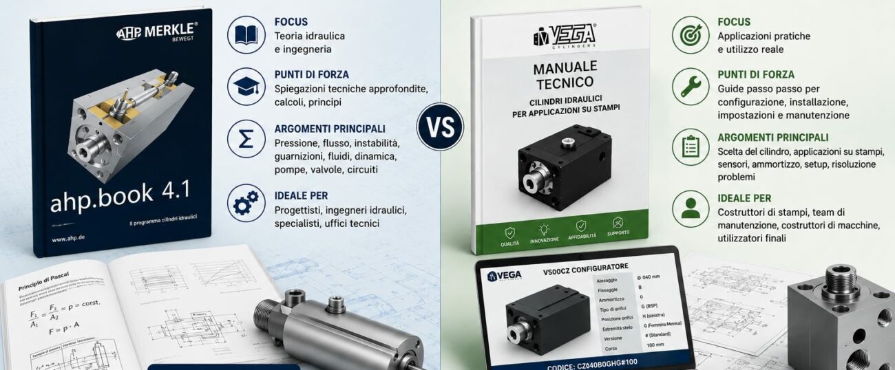 Confronto tra il manuale tecnico AHP Merkle e il Technical Manual Vega Cylinders