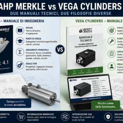 Confronto tra il manuale tecnico AHP Merkle e il Technical Manual Vega Cylinders