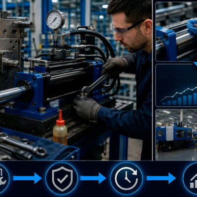 Manutenzione stampi industriali con cilindri heavy duty Vega