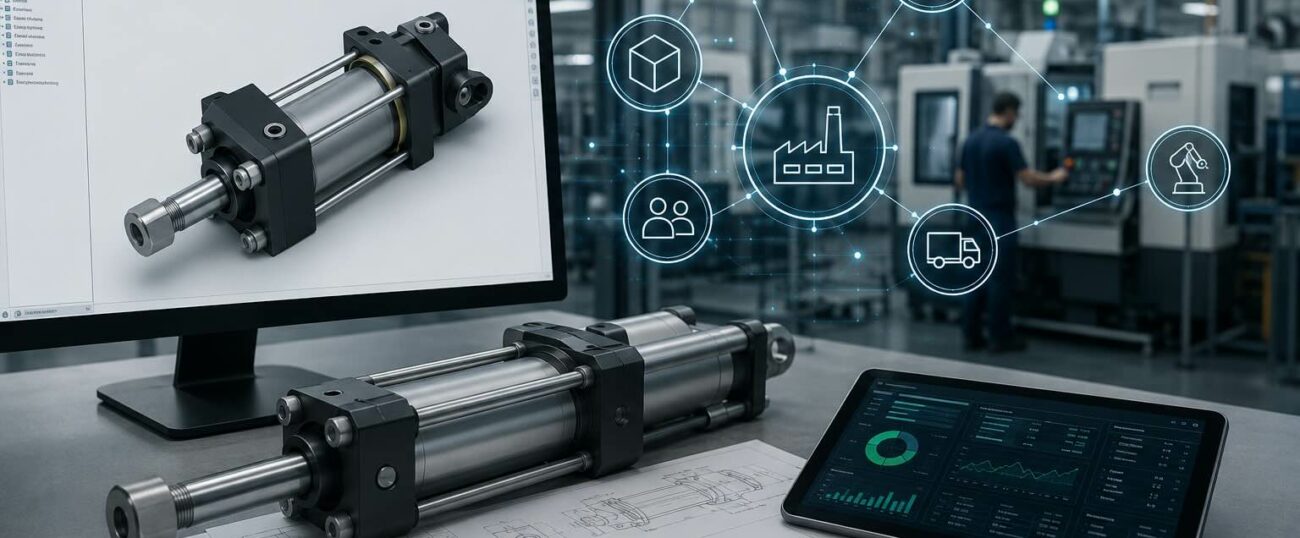 Piattaforma parametrica Vega collegata alla produzione industriale in tempo reale