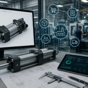Piattaforma parametrica Vega collegata alla produzione industriale in tempo reale