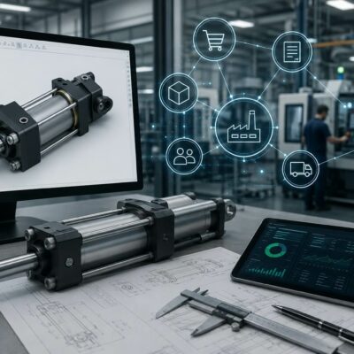 Piattaforma parametrica Vega collegata alla produzione industriale in tempo reale