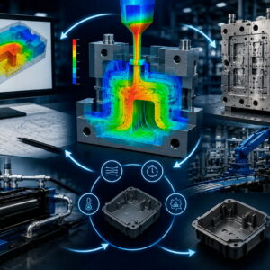 Mold Flow Simulation with Vega Hydraulic Cylinders