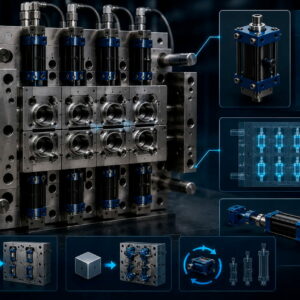 Multi-Cavity Mold with Vega Compact Cylinders