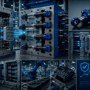 Injection Mold Ejection System with Vega Cylinders